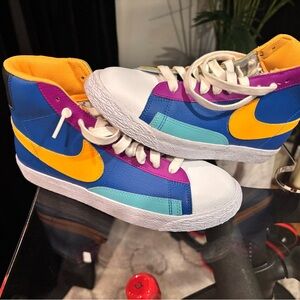 Nike Blazer Mid GS 'Aurora Purple Orange